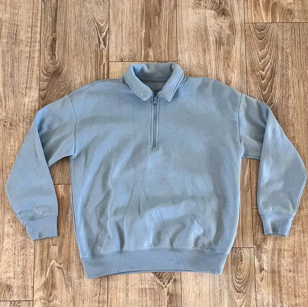 GAP Kids Quarter-Zip Pullover Sweatshirt Blue Size XL